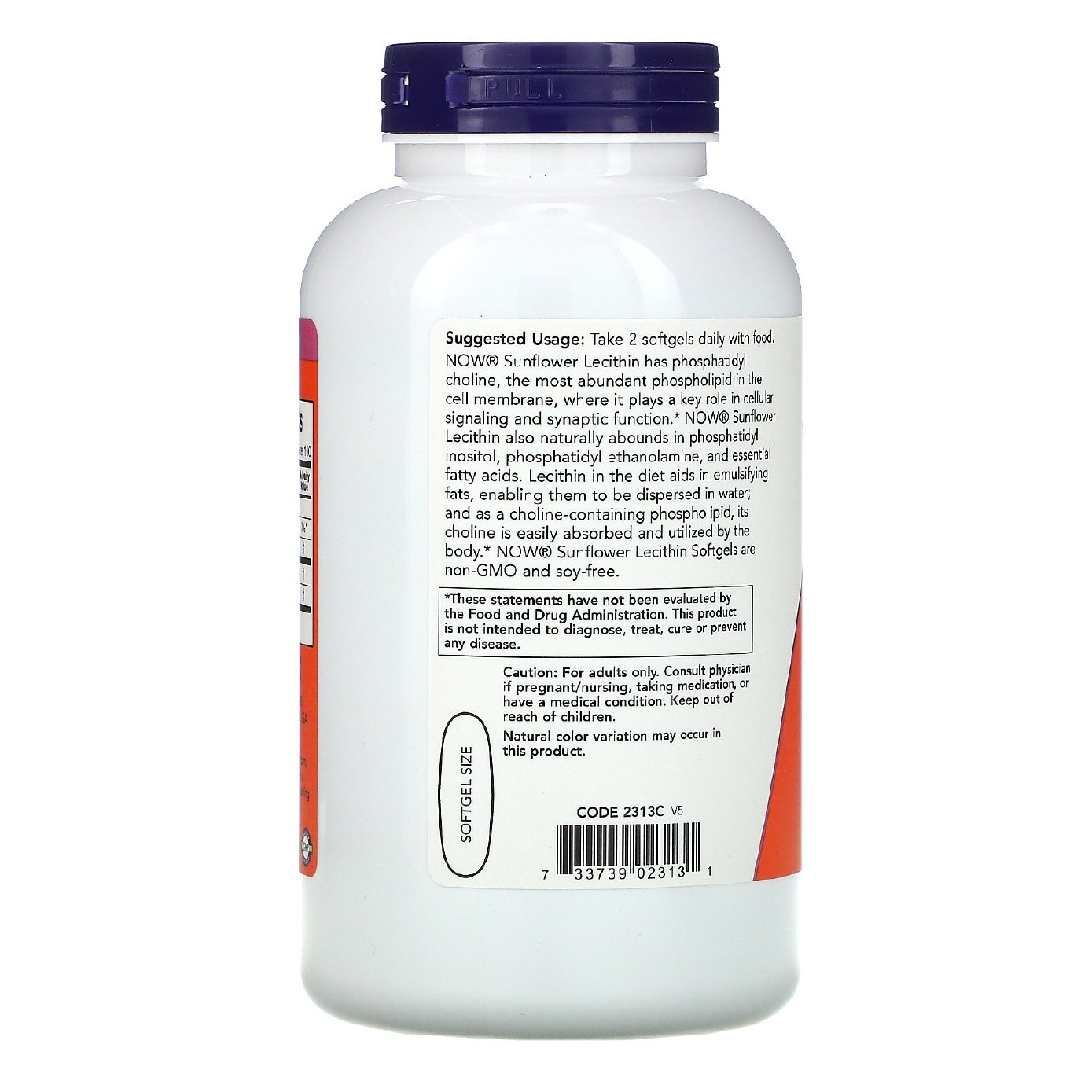 Sunflower Lecithin 1200mg Softgel 200s