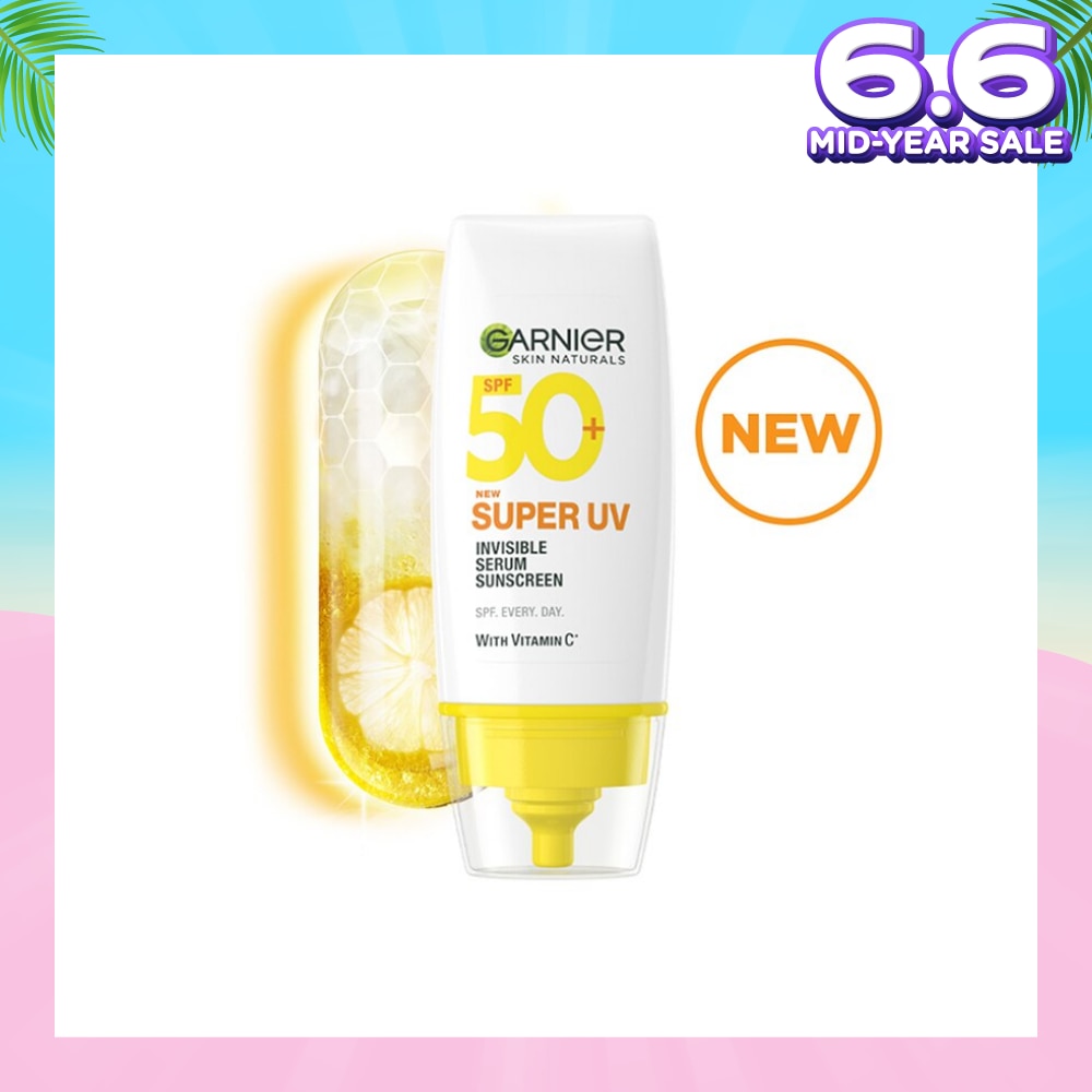 Super UV Invisible Serum Sunscreen SPF50+ (with Vitamin C) 30ml