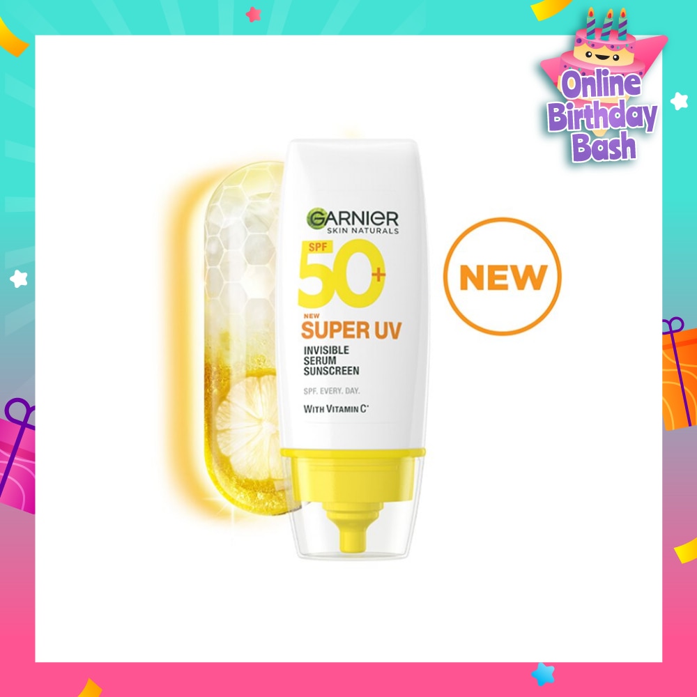 Super UV Invisible Serum Sunscreen SPF50+ (with Vitamin C) 30ml