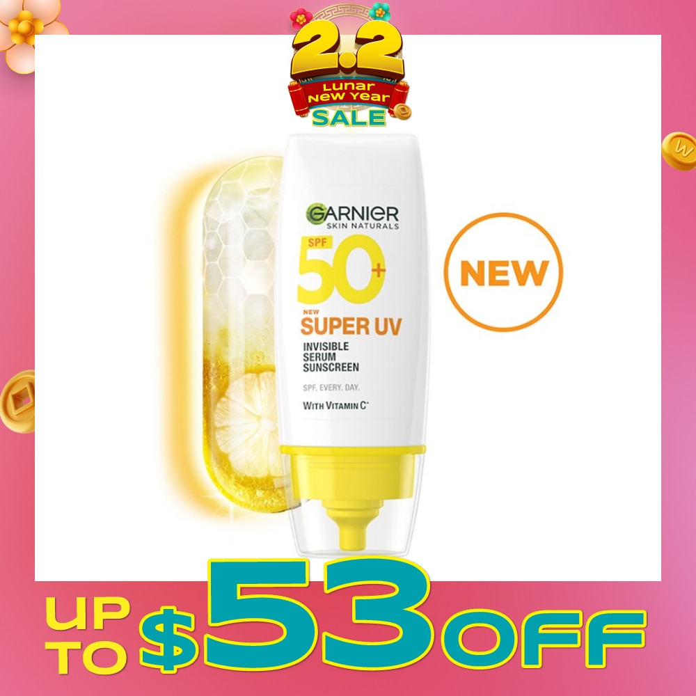 Super UV Invisible Serum Sunscreen SPF50+ (with Vitamin C) 30ml