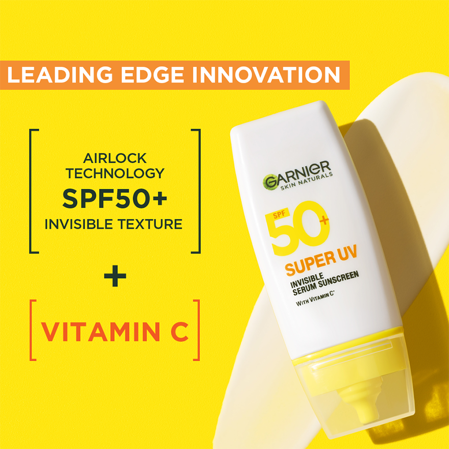 Super UV Invisible Serum Sunscreen SPF50+ (with Vitamin C) 30ml