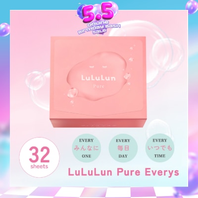 LULULUN - Pure Everys Daily Facial Sheet Mask 32s