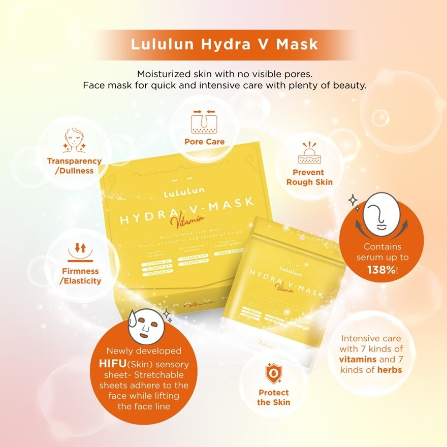 LULULUN Hydra V Mask 28s | Face | Watsons Singapore