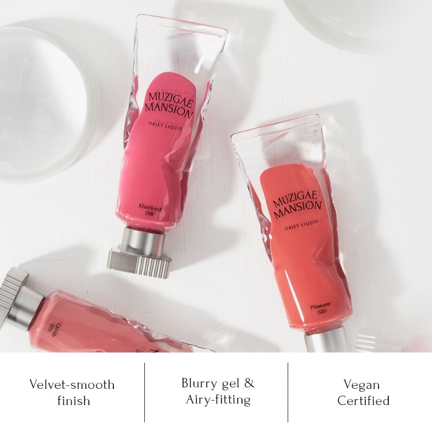 Blurry Gel Softened Flush Velvet Smooth Finish Signature Fragrance Objet Liquid (016 After) 6ml