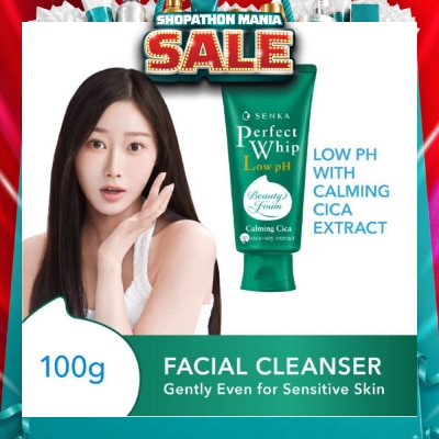 SENKA - Perfect Whip Gentle Calming Cica Low pH Beauty Cleansing Foam 100g