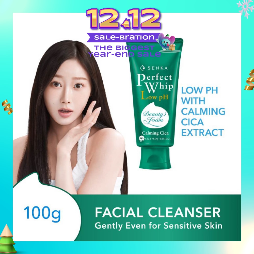 Perfect Whip Gentle Calming Cica Low pH Beauty Cleansing Foam 100g