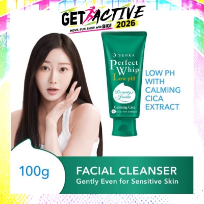 SENKA - Perfect Whip Gentle Calming Cica Low pH Beauty Cleansing Foam 100g image