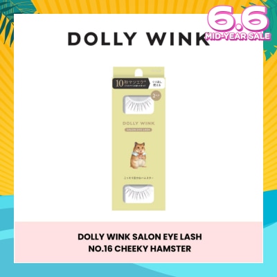 DOLLY WINK Salon Eye Lash No.16 Cheeky Hamster Pair 2s