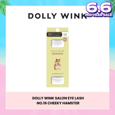DOLLY WINK Salon Eye Lash No.16 Cheeky Hamster Pair 2s