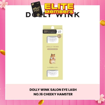 DOLLY WINK Salon Eye Lash No.16 Cheeky Hamster Pair 2s