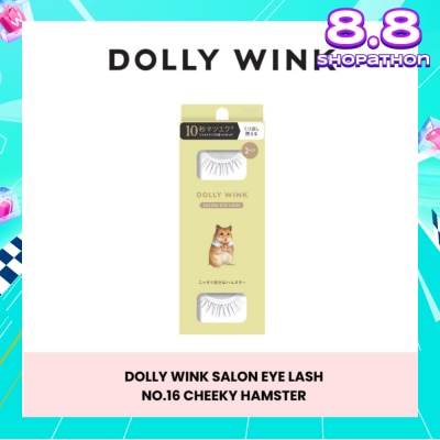 DOLLY WINK Salon Eye Lash No.16 Cheeky Hamster Pair 2s