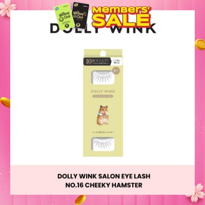 DOLLY WINK Salon Eye Lash No.16 Cheeky Hamster Pair 2s