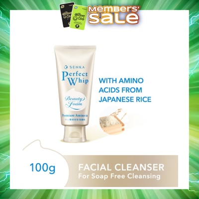 SENKA - Perfect Whip Amino Charge Beauty Cleansing Foam (Gentle On Sensitive Skin) 100g