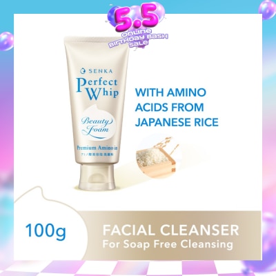 SENKA - Perfect Whip Amino Charge Beauty Cleansing Foam (Gentle On Sensitive Skin) 100g