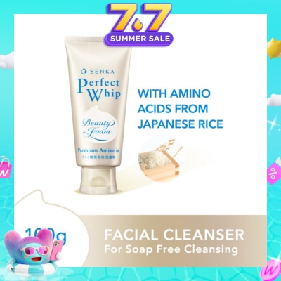 SENKA - Perfect Whip Amino Charge Beauty Cleansing Foam (Gentle On Sensitive Skin) 100g