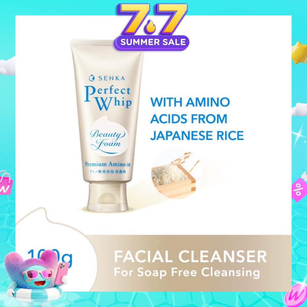 Perfect Whip Amino Charge Beauty Cleansing Foam (Gentle On Sensitive Skin) 100g