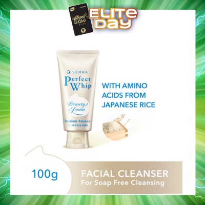 SENKA - Perfect Whip Amino Charge Beauty Cleansing Foam (Gentle On Sensitive Skin) 100g