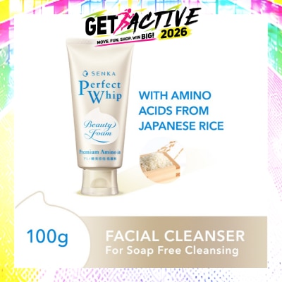 SENKA - Perfect Whip Amino Charge Beauty Cleansing Foam (Gentle On Sensitive Skin) 100g image