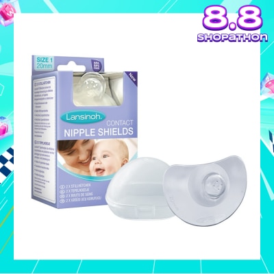 LANSINOH Contact Nipple Shield With Case (2X20mm)