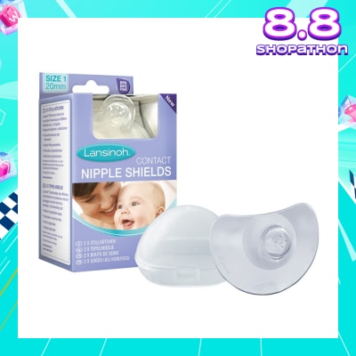 LANSINOH Contact Nipple Shield With Case (2X20mm)