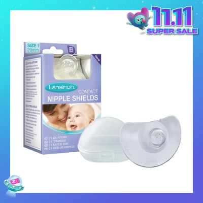 LANSINOH Contact Nipple Shield With Case (2X20mm)