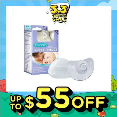 LANSINOH Contact Nipple Shield With Case (2X20mm)