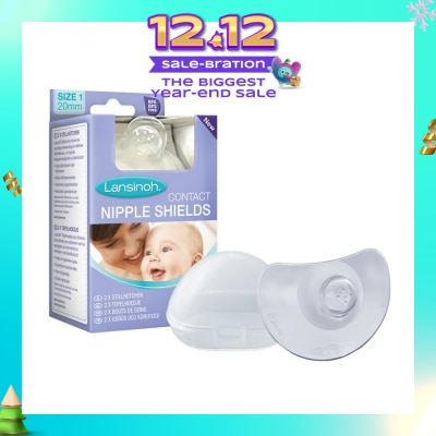 LANSINOH Contact Nipple Shield With Case (2X20mm)