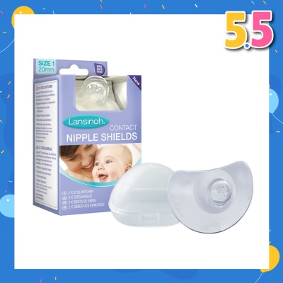 LANSINOH Contact Nipple Shield With Case (2X20mm)