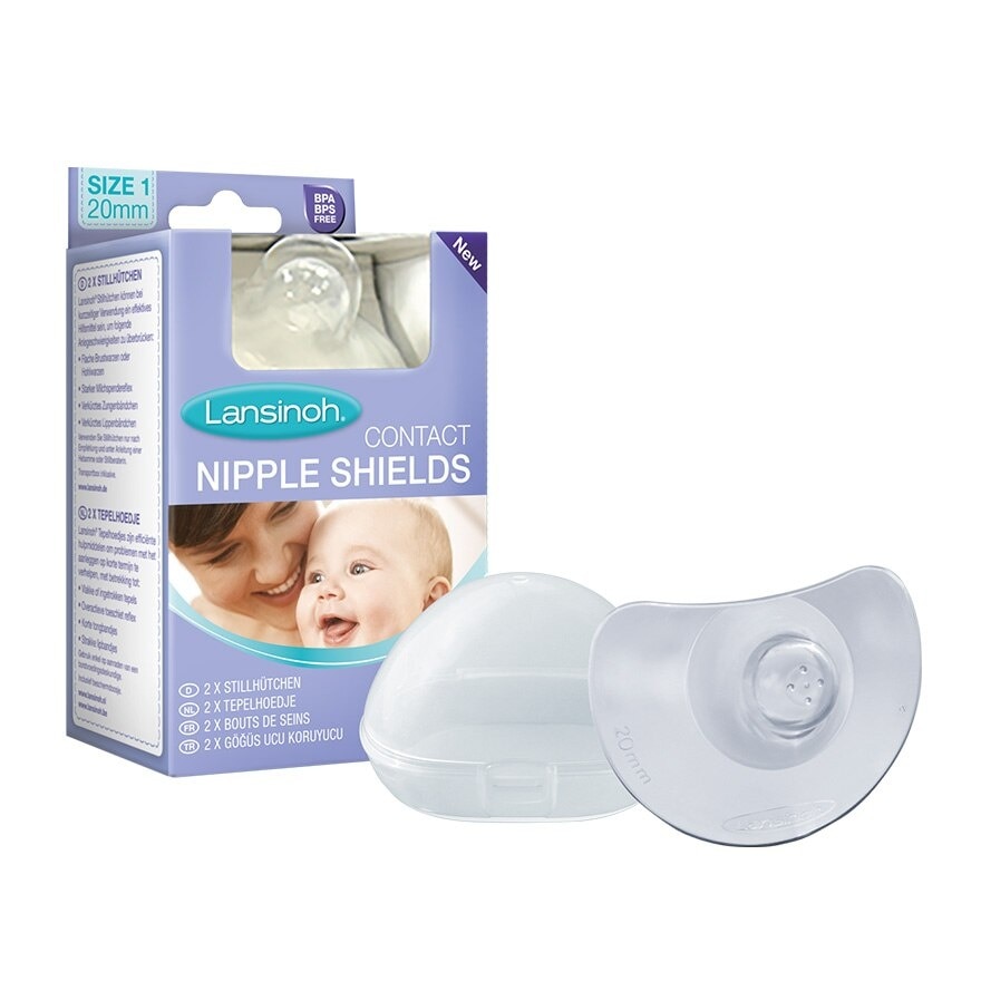 Contact Nipple Shield With Case (2X20mm)