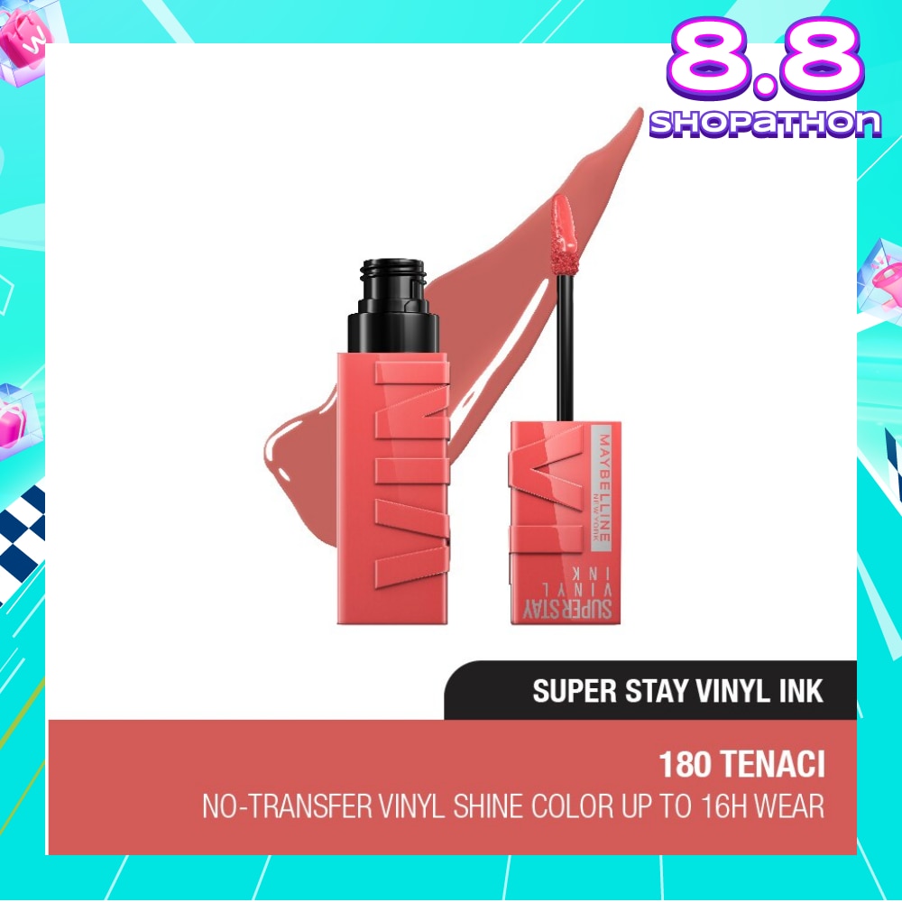 MAYBELLINE Vinyl Ink Pink Collection 180 Tenacious 40g