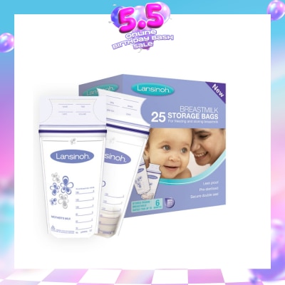 LANSINOH - Breastmilk Storage Bags 25s