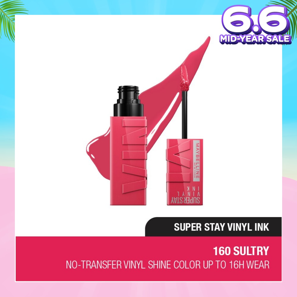 MAYBELLINE Vinyl Ink Pink Collection 160 Sultry 40g