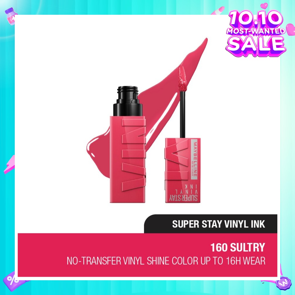 MAYBELLINE Vinyl Ink Pink Collection 160 Sultry 40g