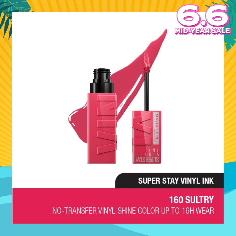 MAYBELLINE Vinyl Ink Pink Collection 160 Sultry 40g