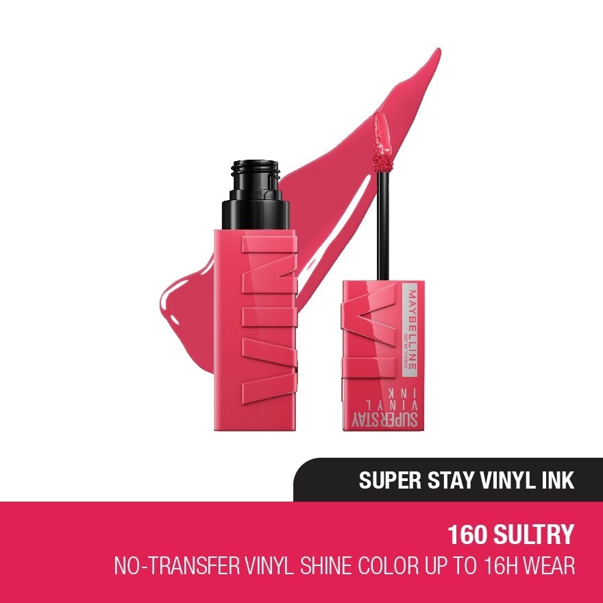 MAYBELLINE Vinyl Ink Pink Collection 160 Sultry 40g