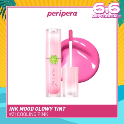 PERIPERA Ink Mood Glowy Tint 21 Cooling Pink 4g (Expiry: Feb`2026)