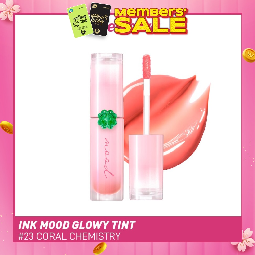 Ink Mood Glowy Tint (23 Coral Chemistry) 4g (Expiry: Sep`2026)