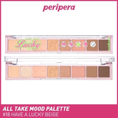 PERIPERA All Take Mood Palette 18 Lucky Beige (LL) 16g