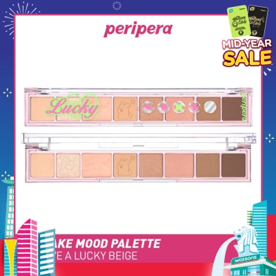 PERIPERA All Take Mood Palette 18 Lucky Beige (LL) 16g