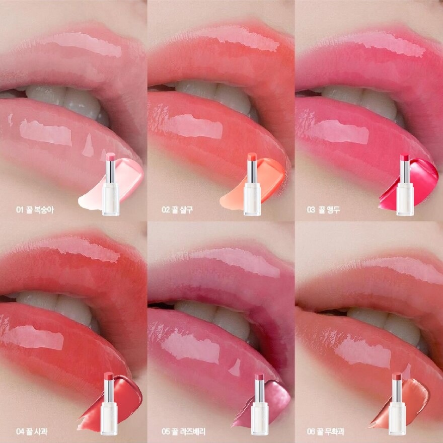 Crystal Glam Balm (01 Honey Peach) Honey Like Glow To Create Soft And Supple Lips 3g