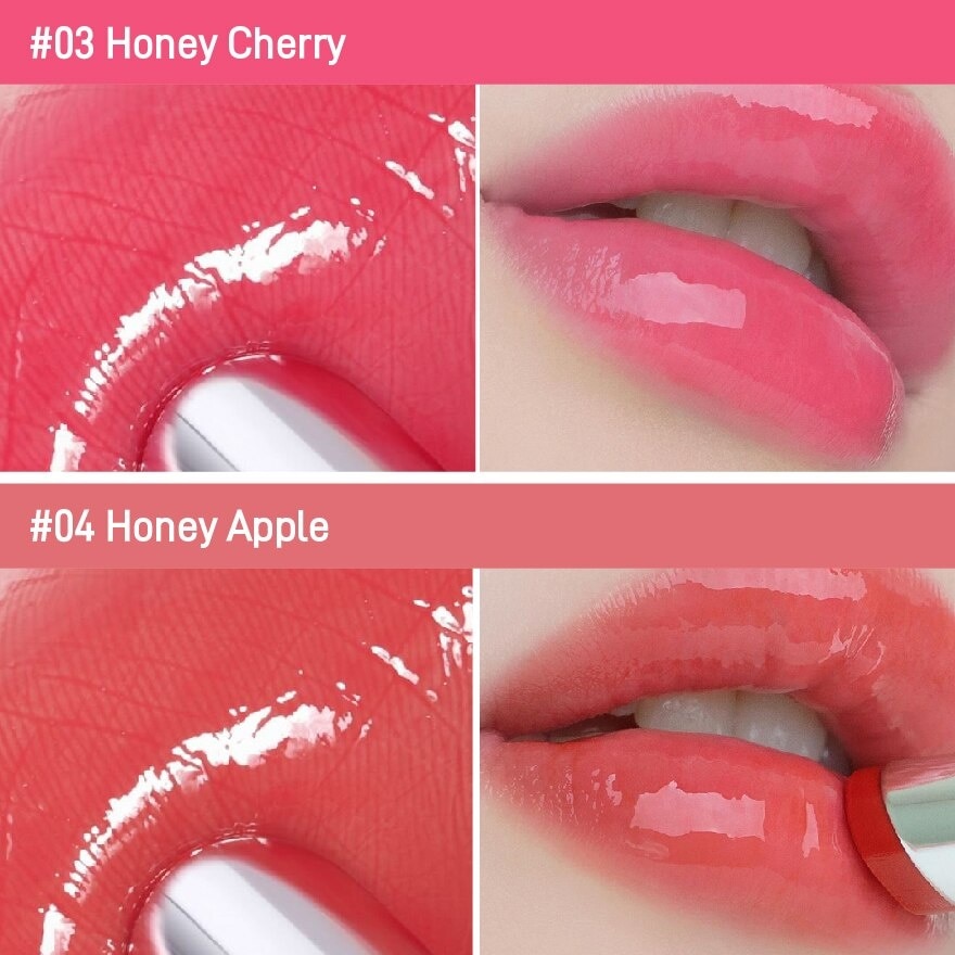 Crystal Glam Balm (01 Honey Peach) Honey Like Glow To Create Soft And Supple Lips 3g