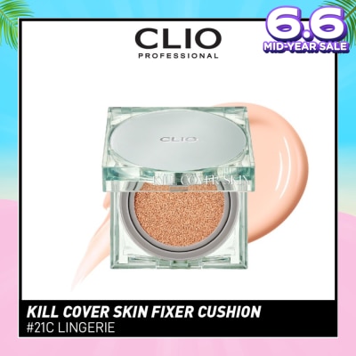 CLIO Kill Cover Skin Fixer Cushion 21C Lingerie Spf50+ Pa+++ 30g