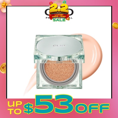CLIO Kill Cover Skin Fixer Cushion 21C Lingerie Spf50+ Pa+++ 30g (Expiry: Jul`2026)