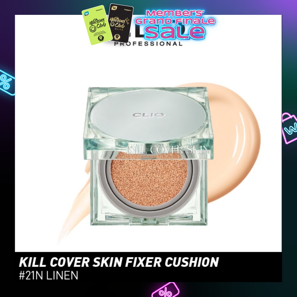 Kill Cover Skin Fixer Cushion 21N Linen Spf50+ Pa+++ 30g