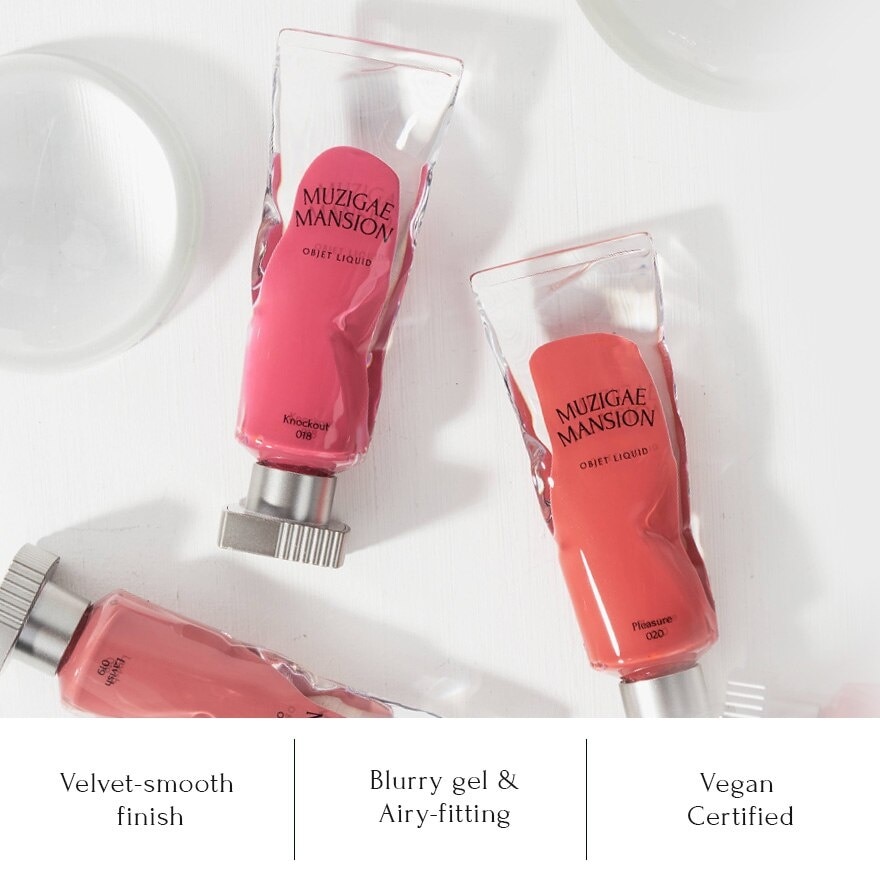 Blurry Gel Softened Flush Velvet Smooth Finish Signature Fragrance Objet Liquid (008 Dominant) 6ml