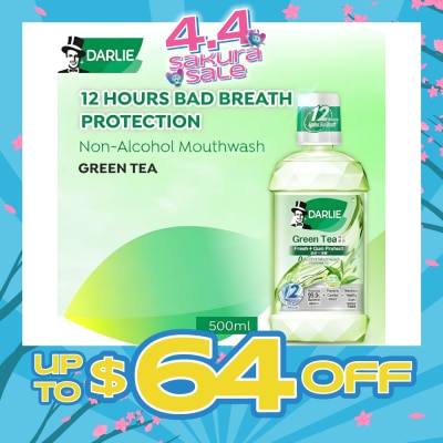 DARLIE - Natural Green Tea Mouthwash Non Alcohol 500ml