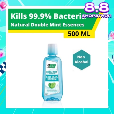 DARLIE Mouthwash Non Alcohol Double Mint Essence (Kills 99.9% Bacteria) 500ml