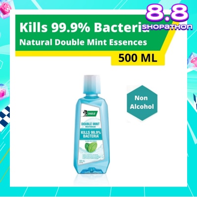 DARLIE Mouthwash Non Alcohol Double Mint Essence (Kills 99.9% Bacteria) 500ml