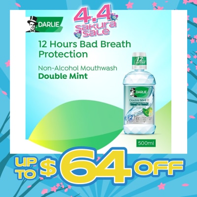 DARLIE - Double Mint Mouthwash Non Alcohol 500ml