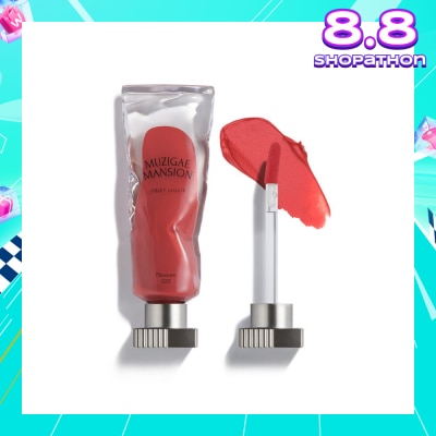 MUZIGAE MANSION Coral Pink Blurry Gel Classic Velvet Tint Signature Fragrance Objet Liquid 020 Pleasure 6ml (Expiry: Feb`2026)